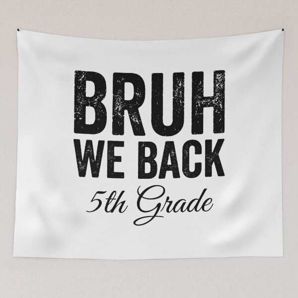 Item preview, Bruh We Back 5th Grade Back To School Student Fifth Grade designed and sold by Doodleoub.