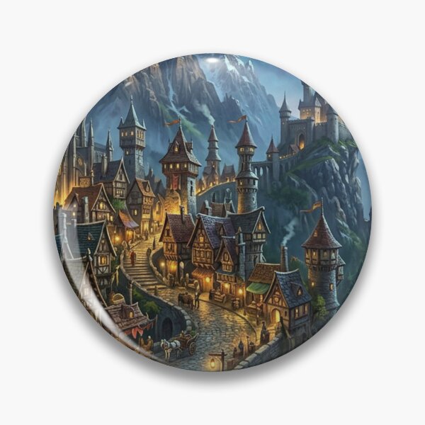 Item preview, Moonlight over Sky City designed and sold by Sigtrix.