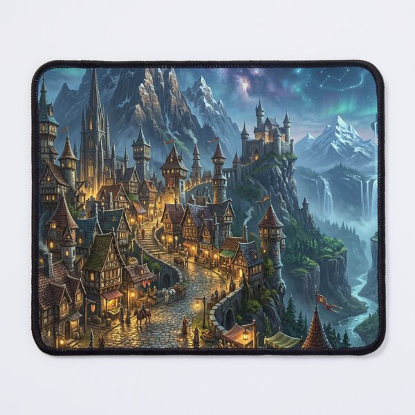 Item preview, Moonlight over Sky City designed and sold by Sigtrix.