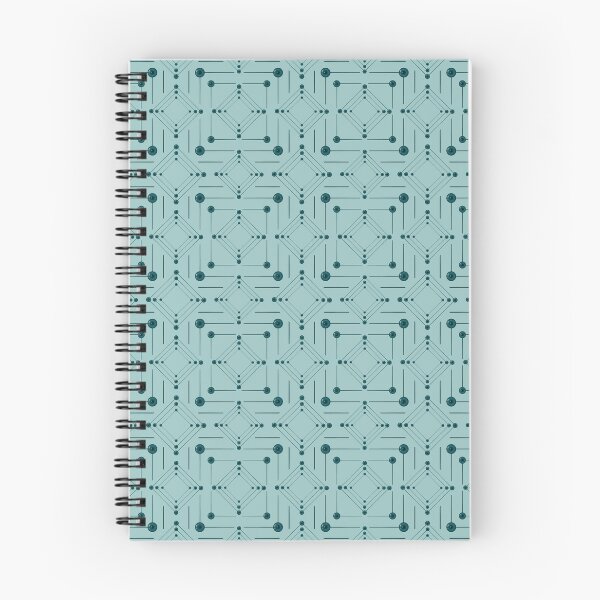 Item preview, Geometric pattern with dark cyan eyes on a light cyan background designed and sold by Cherevan.