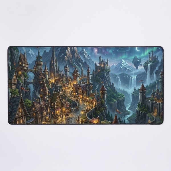 Item preview, Moonlight over Sky City designed and sold by Sigtrix.