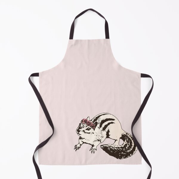 Item preview, Flower Princess - Sepia-Toned Chipmunk with Floral Crown designed and sold by LittleMissTyne.