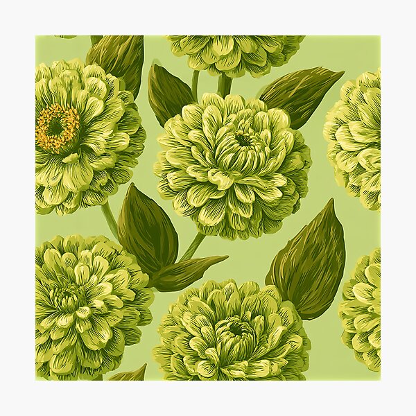 Item preview, Radiant Zinnia Floral - Flower Floral Pattern - Gifts For Her designed and sold by RoyalStarsPatts.