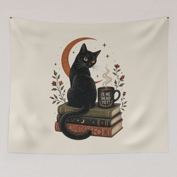 Item preview, He Dead Yet Black Cat, Political Protest, Subtle FDT Funny Cat, Political, Resist And Persist designed and sold by Cchotlan.