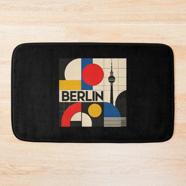 Item preview, Vintage Berlin Germany Travel Art – Retro City Skyline Souvenir designed and sold by AMICO77.