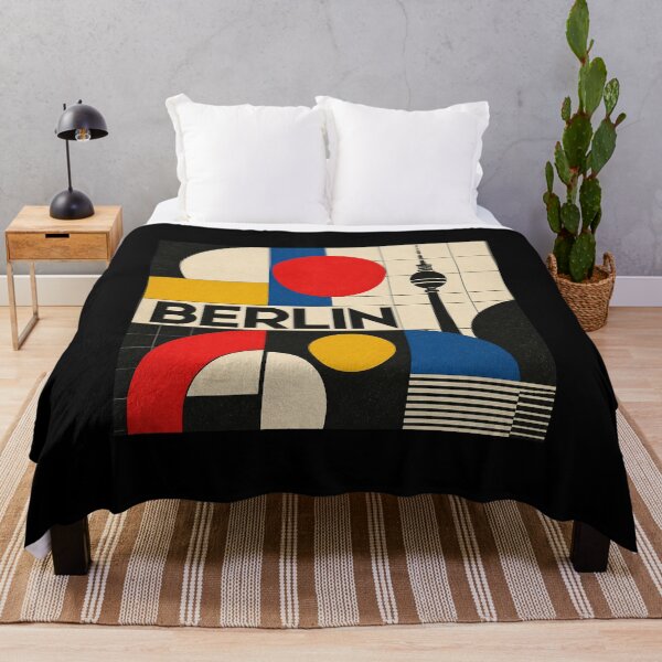 Item preview, Vintage Berlin Germany Travel Art – Retro City Skyline Souvenir designed and sold by AMICO77.
