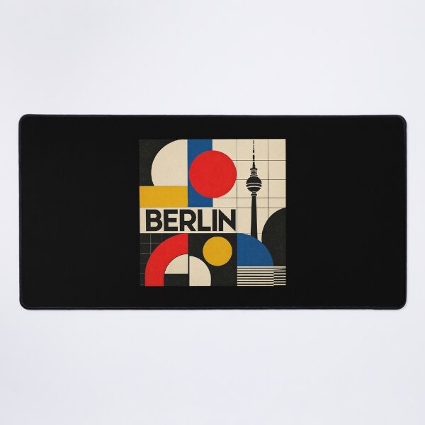 Item preview, Vintage Berlin Germany Travel Art – Retro City Skyline Souvenir designed and sold by AMICO77.