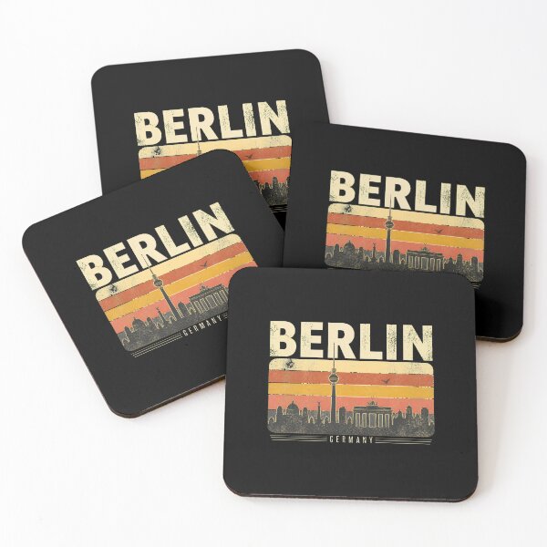 Item preview, Vintage Berlin Germany Travel Art – Retro City Skyline Souvenir designed and sold by AMICO77.