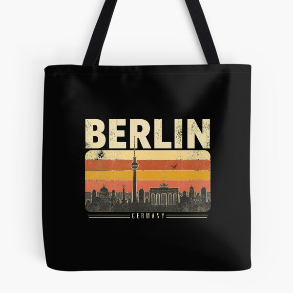 Item preview, Vintage Berlin Germany Travel Art – Retro City Skyline Souvenir designed and sold by AMICO77.