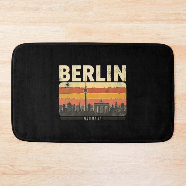 Item preview, Vintage Berlin Germany Travel Art – Retro City Skyline Souvenir designed and sold by AMICO77.