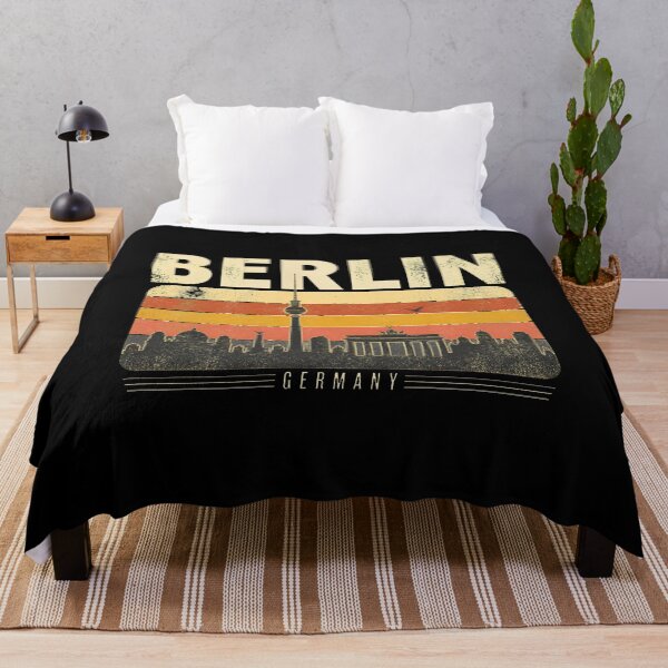 Item preview, Vintage Berlin Germany Travel Art – Retro City Skyline Souvenir designed and sold by AMICO77.