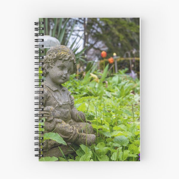 Item preview, Charming Garden Statue Amidst Lush Foliage in Port Burwell designed and sold by jrtwynam.