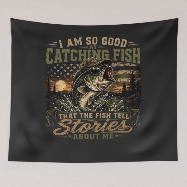 Item preview, I Am So Good at Catching Fish Funny Vintage Fishing designed and sold by Mr. L.S.