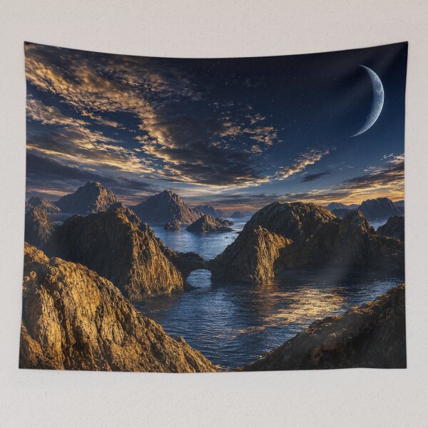 Item preview, Crescent Over the Golden Isles designed and sold by Kimberly Palmer.