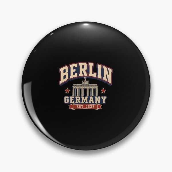 Item preview, Vintage Berlin Germany Travel Art – Retro City Skyline Souvenir designed and sold by AMICO77.