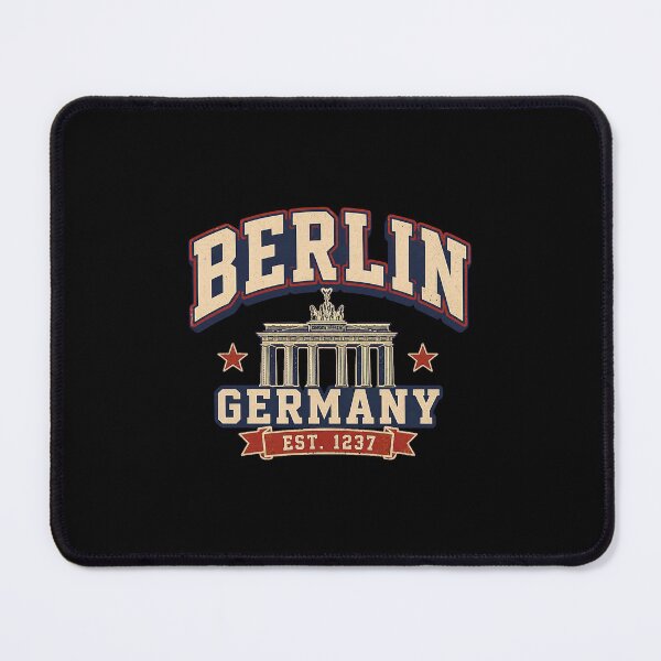 Item preview, Vintage Berlin Germany Travel Art – Retro City Skyline Souvenir designed and sold by AMICO77.