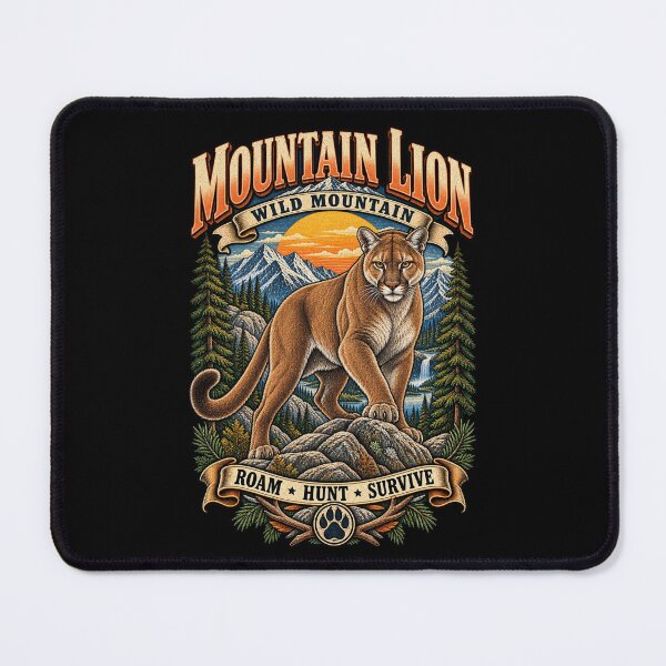 Item preview, Mountain Lion Wild Mountain designed and sold by KrungiT Design .