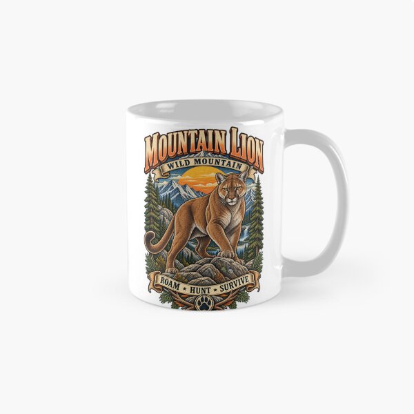 Item preview, Mountain Lion Wild Mountain designed and sold by KrungiT Design .