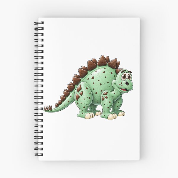 Item preview, Mint Chocolate Chip Stegosaurus dinosaur cartoon designed and sold by Scott Hayes.