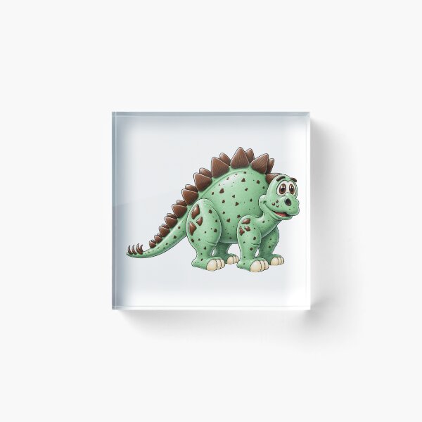 Item preview, Mint Chocolate Chip Stegosaurus dinosaur cartoon designed and sold by Scott Hayes.