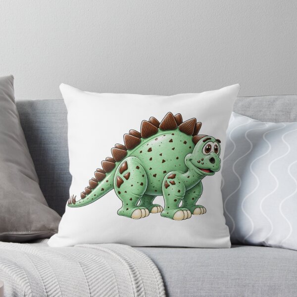 Item preview, Mint Chocolate Chip Stegosaurus dinosaur cartoon designed and sold by Scott Hayes.