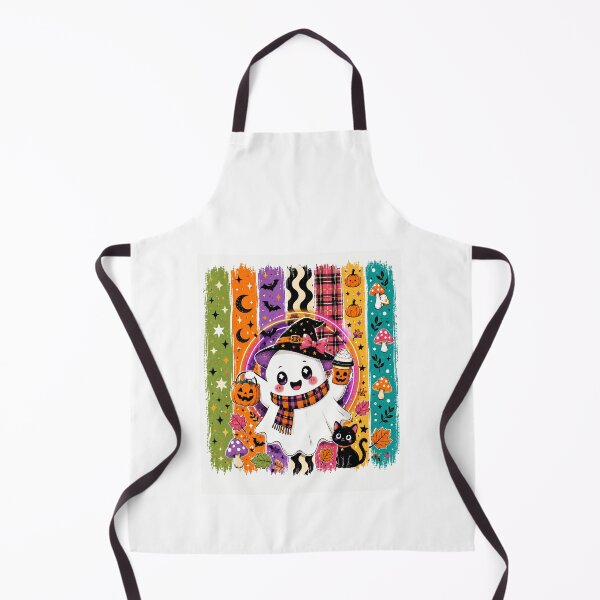 Item preview, Kawaii Ghost With Pumpkin Latte designed and sold by sanaeshoop.