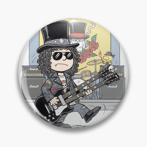 Item preview, Rocker Charlie Brown With Double Neck Guitar designed and sold by meomigvelf.