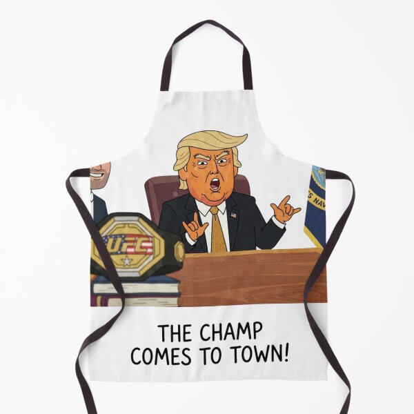 Item preview, Donald Trump UFC Championship Belt Cartoon - The Champ Comes To Town Art designed and sold by annaarthk.