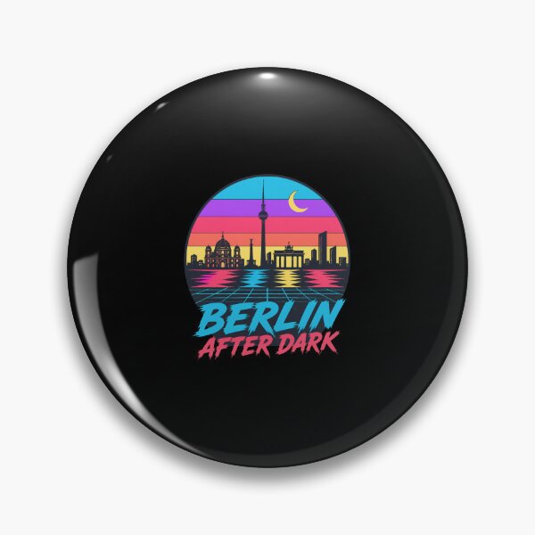 Artikelvorschau, Vintage Berlin Deutschland Reisekunst – Retro-Stadtsilhouette Souvenir entworfen und verkauft von AMICO77.