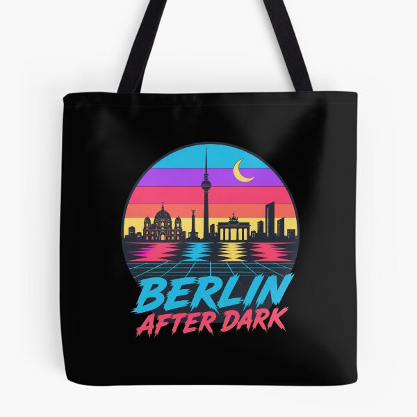 Item preview, Vintage Berlin Germany Travel Art – Retro City Skyline Souvenir designed and sold by AMICO77.