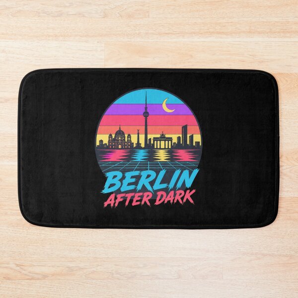 Item preview, Vintage Berlin Germany Travel Art – Retro City Skyline Souvenir designed and sold by AMICO77.