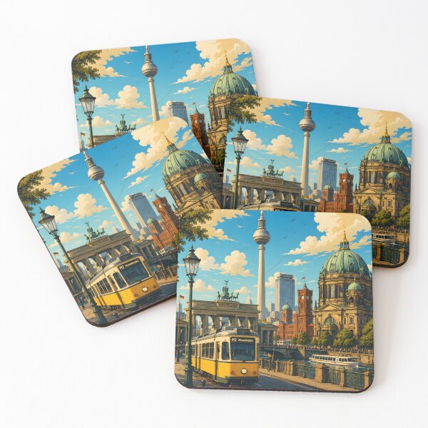 Item preview, Berlin Germany Vintage Travel Poster designed and sold by TAOptimus .