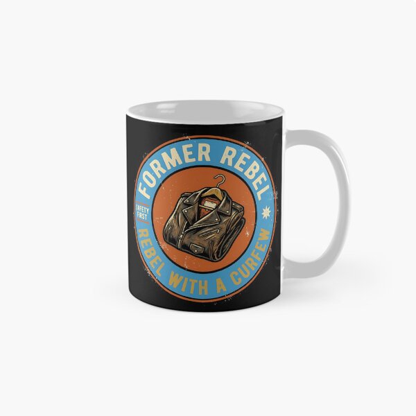 Item preview, Former Rebel With A Curfew Vintage Badge designed and sold by DuckOddity.