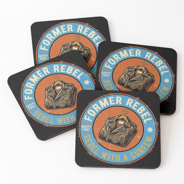 Item preview, Former Rebel With A Curfew Vintage Badge designed and sold by DuckOddity.