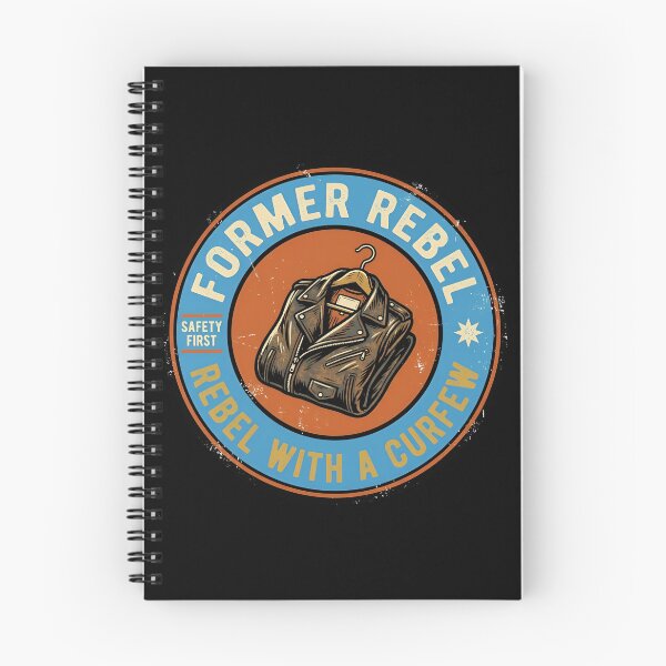 Item preview, Former Rebel With A Curfew Vintage Badge designed and sold by DuckOddity.