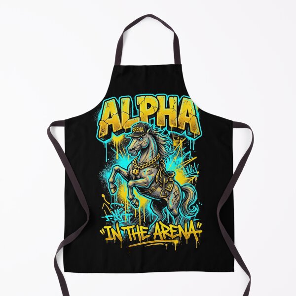 Item preview, Alpha in the Arena — Bold Graffiti Street Horse Tee v4 designed and sold by CornishPixiPony.