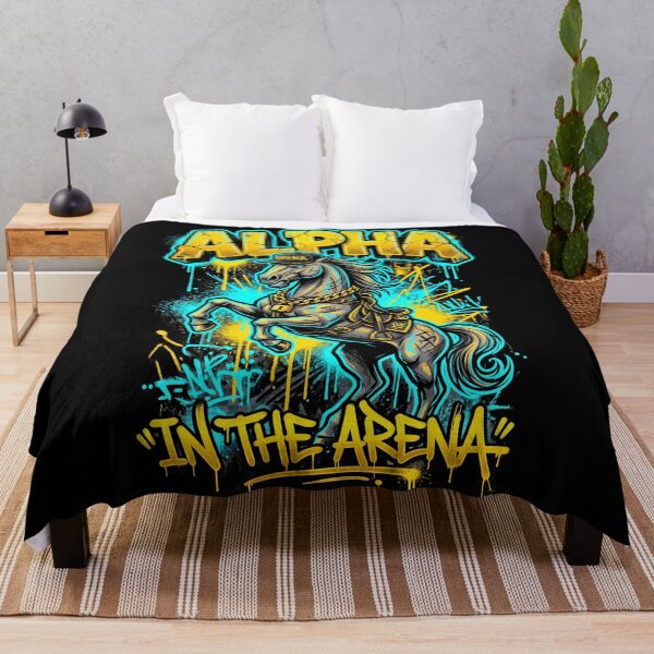 Item preview, Alpha in the Arena — Bold Graffiti Street Horse Tee v4 designed and sold by CornishPixiPony.