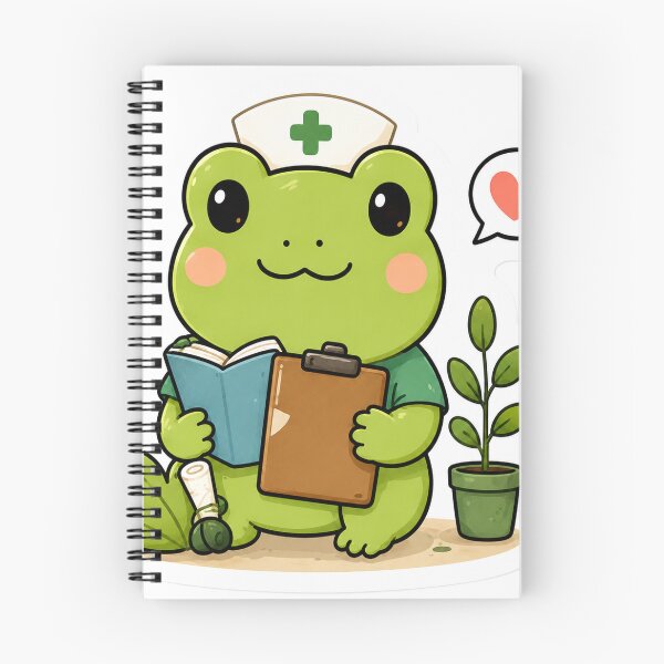 Item preview, Cute Frog Nurse Cottagecore Aesthetic designed and sold by denybz.