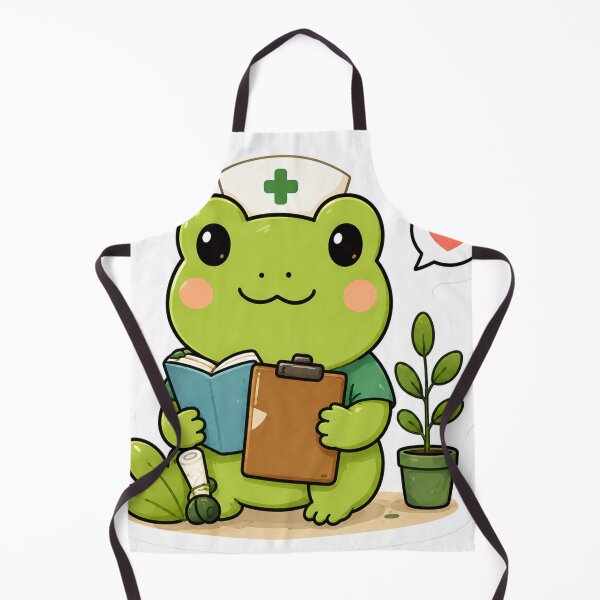 Item preview, Cute Frog Nurse Cottagecore Aesthetic designed and sold by denybz.