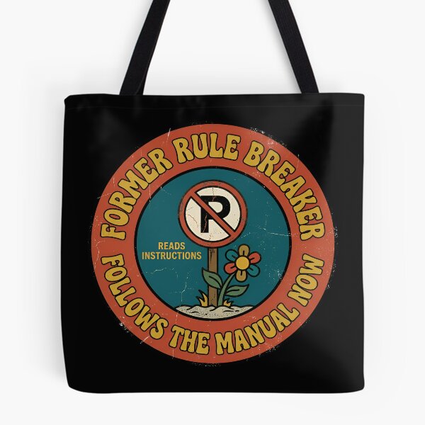 Item preview, Former Rule Breaker Follows Manual Vintage Badge designed and sold by DuckOddity.