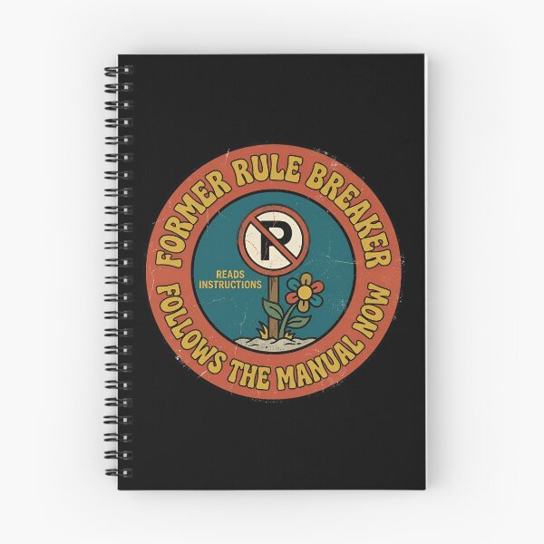 Item preview, Former Rule Breaker Follows Manual Vintage Badge designed and sold by DuckOddity.