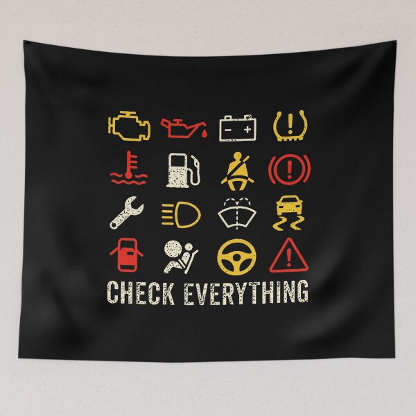 Item preview, Warning Symbols Industrial Hazard Signs – Distressed Caution Graphic designed and sold by AMICO77.