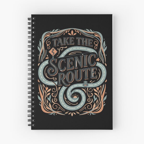 Item preview, Take the Scenic Route Travel Quote designed and sold by Origamoart.