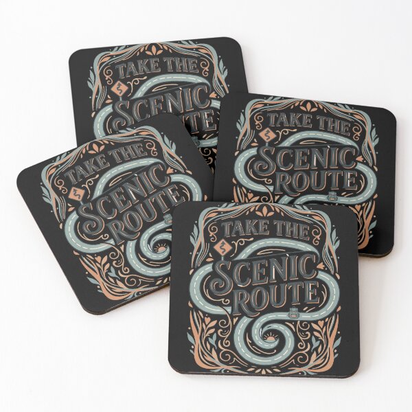 Item preview, Take the Scenic Route Travel Quote designed and sold by Origamoart.