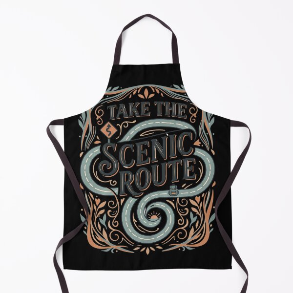 Item preview, Take the Scenic Route Travel Quote designed and sold by Origamoart.