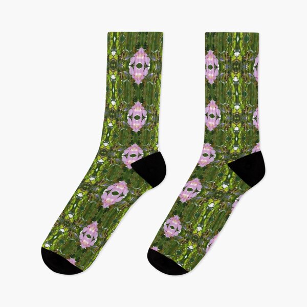 Item preview, Pink flower - bud - greenery, photo pattern designed and sold by lyloubeaupere.