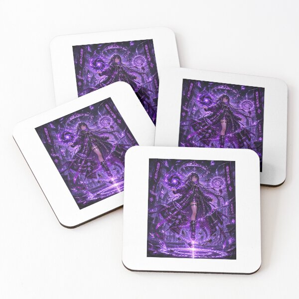 Item preview, Void Mage Girl Sticker Sticker designed and sold by blossomfun.