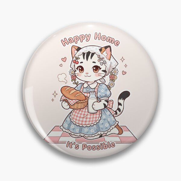 Item preview, Kawaii Cat Baker: Happy Home It's Possible - Tradwife neko Milk designed and sold by CuteKats.