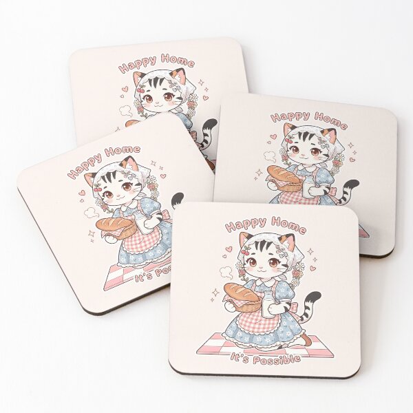 Item preview, Kawaii Cat Baker: Happy Home It's Possible - Tradwife neko Milk designed and sold by CuteKats.