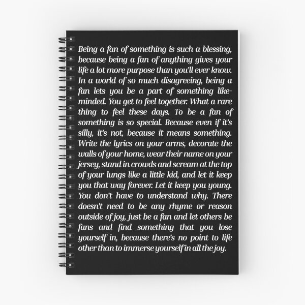 Item preview, Being A Fan Is A Blessing Modern Cursive Typography designed and sold by eMKa82.